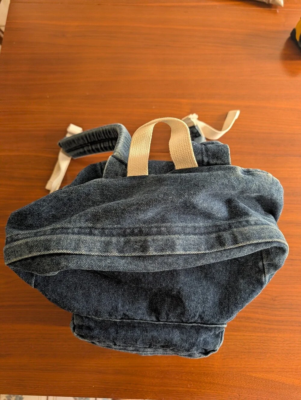 American Apparel Blue Denim Backpack Pre Owned